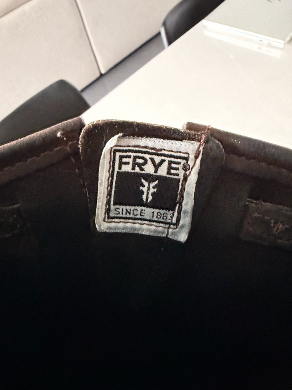 Frye Brown Leather Harness Boots - Picture 6 of 6
